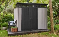 Artisan 9x7 Storage Shed - Grey Medium Sheds
