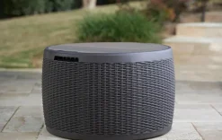 Online Circa 37 Gallon Deck Box - Graphite Small Deck Boxes|Outdoor Side Tables