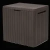 New City Box 30 Gallon Deck Box - Brown Small Deck Boxes