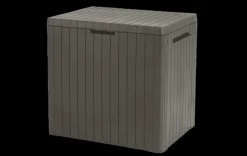 New City Box 30 Gallon Deck Box - Taupe Small Deck Boxes