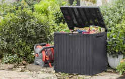 Best City Box 30 Gallon Deck Box - Graphite Small Deck Boxes