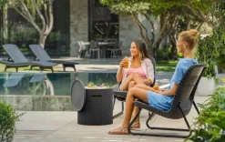Best Cooler Side Table - Graphite Outdoor Side Tables|Cool Bars