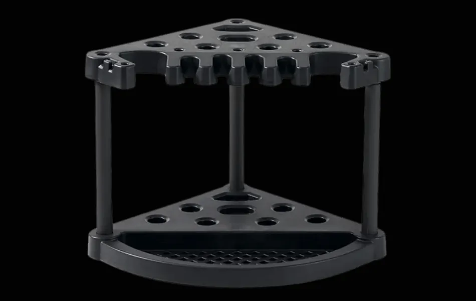 Sale Corner Tool Rack - Black Shed Shelving & Accessories