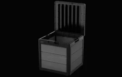 Hot Cortina 30 Gallon Deck Box - Graphite Small Deck Boxes