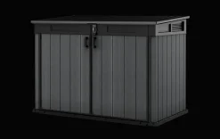 Online Cortina Mega Storage Shed - Graphite Small Sheds|Trash Can Storage Sheds