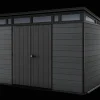 Outlet Cortina 11x7 Storage Shed - Graphite Large Sheds