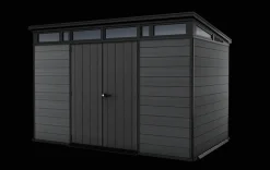 Outlet Cortina 11x7 Storage Shed - Graphite Large Sheds
