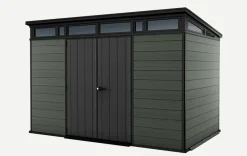 Online Cortina 11x7 Storage Shed - Green Large Sheds