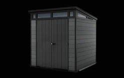 New Cortina 7x7 Storage Shed - Graphite Medium Sheds