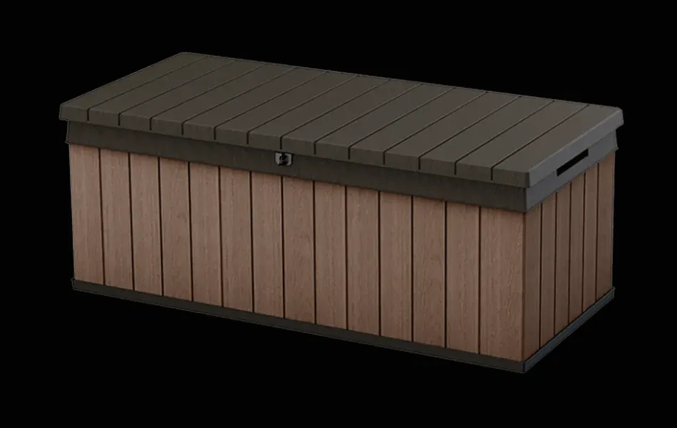 Outlet Darwin 100 Gallon Deck Box - Brown Small Deck Boxes