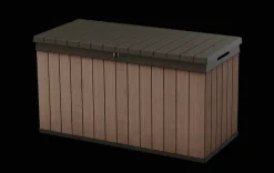 Hot Darwin 150 Gallon Deck Box - Brown Large Deck Boxes