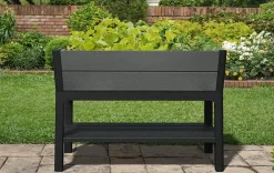 Sale Darwin 29 Gallon Elevated Garden Bed - Graphite Garden Beds