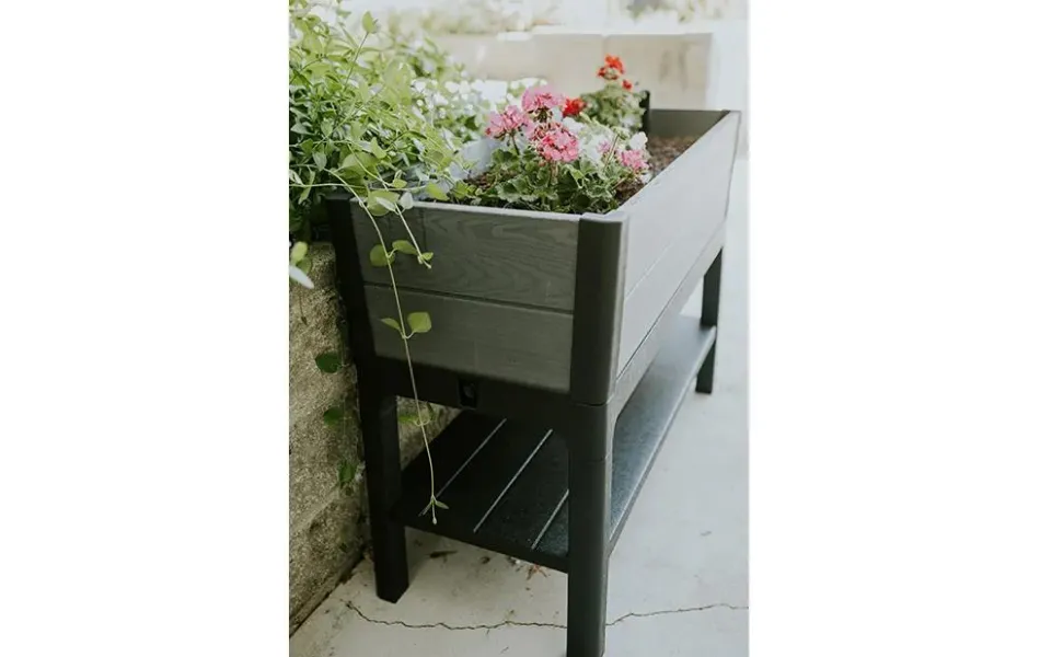 Sale Darwin 29 Gallon Elevated Garden Bed - Graphite Garden Beds