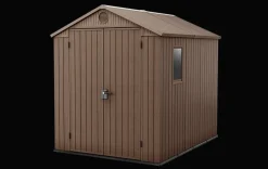 New Darwin 6x8 Storage Shed - Brown Medium Sheds