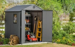 Clearance Darwin 6x6 Storage Shed - Graphite Medium Sheds