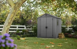 Clearance Darwin 6x6 Storage Shed - Graphite Medium Sheds