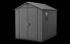 Discount Darwin 6x8 Storage Shed - Graphite Medium Sheds