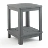 Outlet Deluxe Adirondack Side Table - Grey Outdoor Side Tables