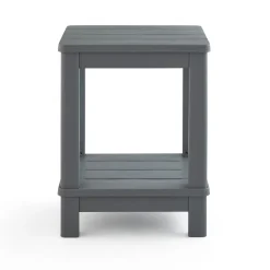 Outlet Deluxe Adirondack Side Table - Grey Outdoor Side Tables