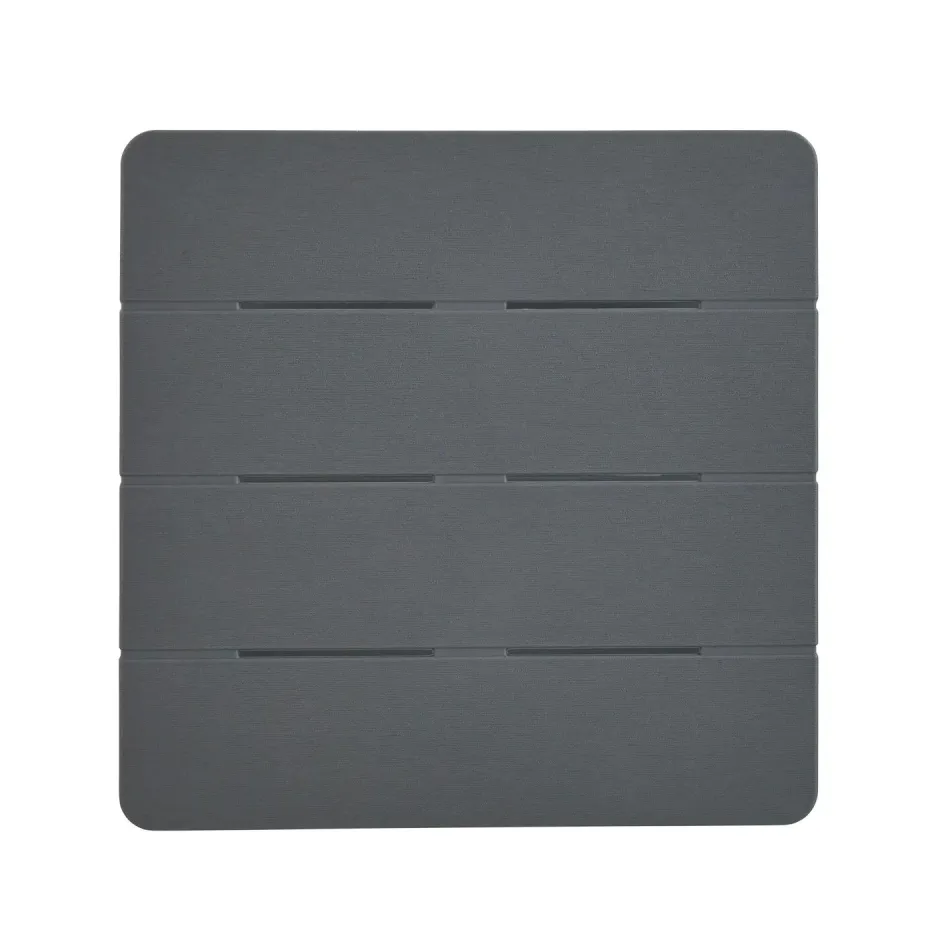 Outlet Deluxe Adirondack Side Table - Grey Outdoor Side Tables