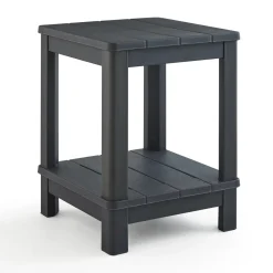 Best Deluxe Adirondack Side Table - Graphite Outdoor Side Tables