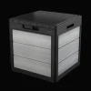 Clearance Denali 30 Gallon Deck Box - Grey Small Deck Boxes