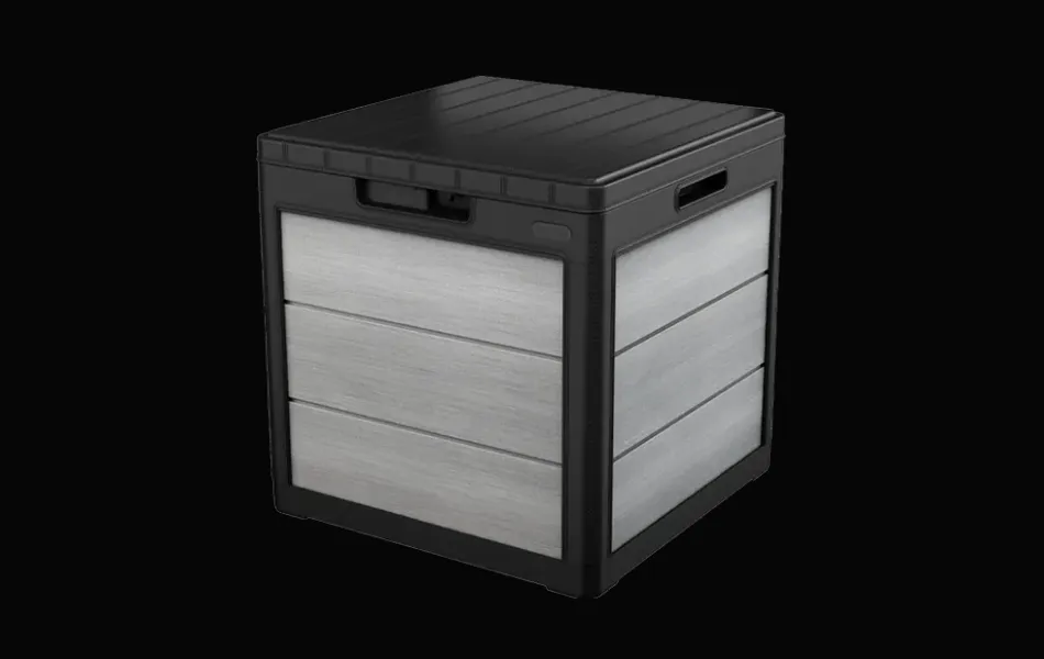 Clearance Denali 30 Gallon Deck Box - Grey Small Deck Boxes
