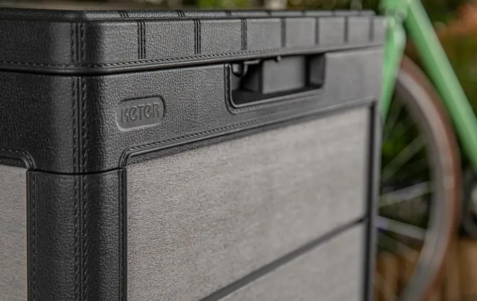 Clearance Denali 30 Gallon Deck Box - Grey Small Deck Boxes