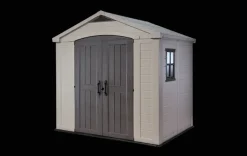 Best Factor 8x6 Storage Shed - Brown Medium Sheds