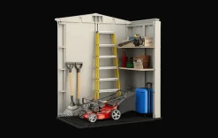 Factor 6x3 Storage Shed - Brown Small Sheds