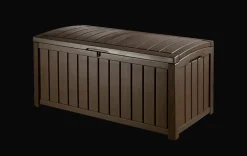 Glenwood 101 Gallon Deck Box - Brown Large Deck Boxes