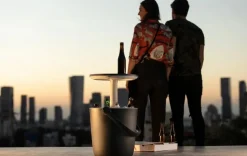Outlet Go Bar Portable 4.3 Gallon Cooler - Graphite Cool Bars
