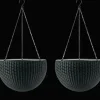 Clearance Hanging Planter Set of 2 - Graphite Planters