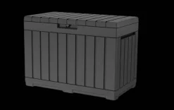 Outlet Kentwood 50 Gallon Deck Box - Graphite Small Deck Boxes