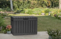 Outlet Kentwood 50 Gallon Deck Box - Graphite Small Deck Boxes