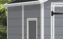 New Manor 6x8 Storage Shed - Grey Medium Sheds