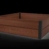 Discount Maple Raised Garden Bed - Brown Garden Beds