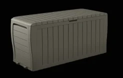Best Marvel 71 Gallon Deck Box - Taupe Small Deck Boxes