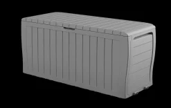 Online Marvel 71 Gallon Deck Box - Grey Small Deck Boxes