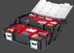Discount Masterloader Rolling Tool Box with Cantilever Organizer - Black Tool Storage