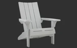 Outlet Modern Adirondack Chair - Grey Adirondack Chairs