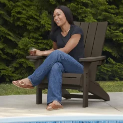 Sale Modern Adirondack Chair - Brown Adirondack Chairs
