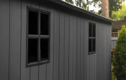 Best Newton Plus 7.5x15 Storage Shed - Graphite Large Sheds