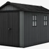 Clearance Newton Plus 7.5x11 Storage Shed - Graphite Large Sheds