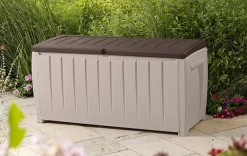 Sale Novel 90 Gallon Deck Box - Brown Small Deck Boxes