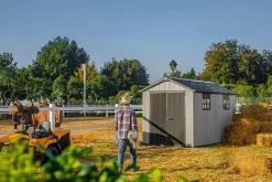 Sale Oakland 7.5x13 Storage Shed - Grey Large Sheds