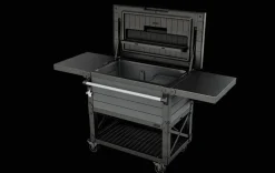 Best Patio Cooler & Beverage Cart - Graphite Cool Bars|Outdoor Kitchen Units