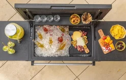 Best Patio Cooler & Beverage Cart - Graphite Cool Bars|Outdoor Kitchen Units