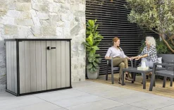 Hot Patio Store Storage Shed - Grey Storage Cabinets & Shelving Units|Horizontal Sheds