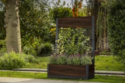 Outlet Rhumbos 26 Gallon Privacy Screen Planter - Rosewood Brown Planters|Garden Beds